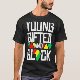 T-shirt Fierté noire et jeune âge Histoire noire africaine