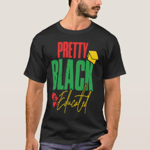 T-shirt Fierté Noire Pour Garçons & Filles Jolie Noire & E