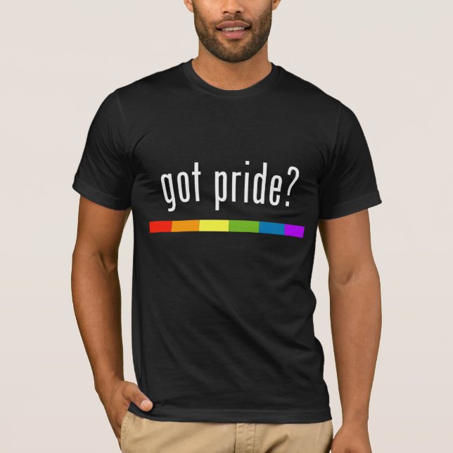 T-shirt Fierté obtenue : Gay pride (Devant)