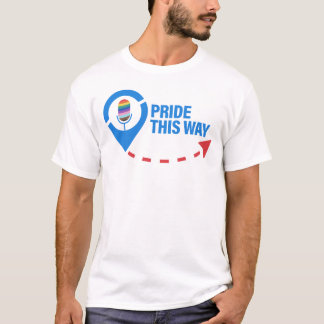T-shirt Fierté par ici : « Nous mettons la vodka dans le v