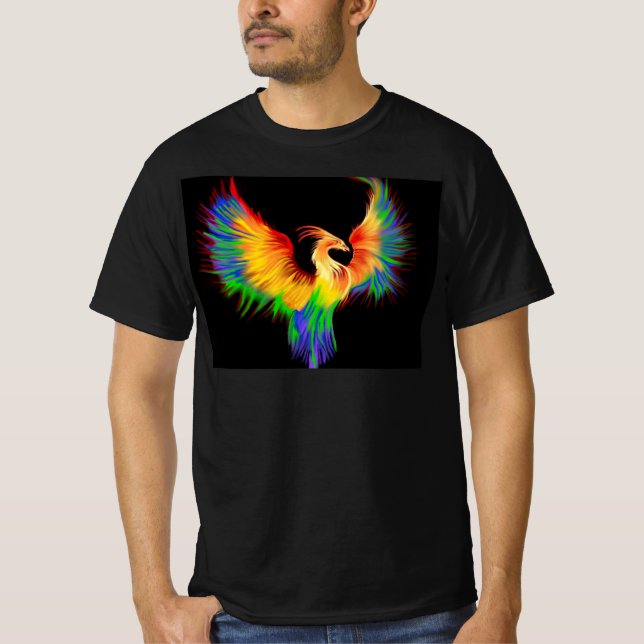 T-shirt Fierté Phoenix se lève (Devant)