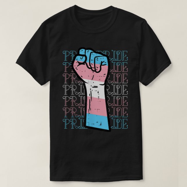 T-shirt Fierté Pointe Transgenre Trans Fierté Drapeau Tran (Design devant)