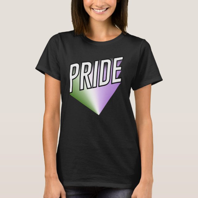 T-shirt Fierté queer / genderqueer (Devant)