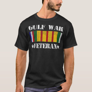 T-shirt Fierté vétéran de la guerre du Golfe Ruban du Serv