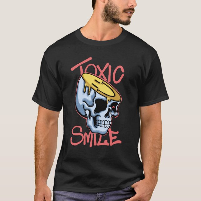 T-shirt Fiery Heart Barbed streetwear  (Devant)