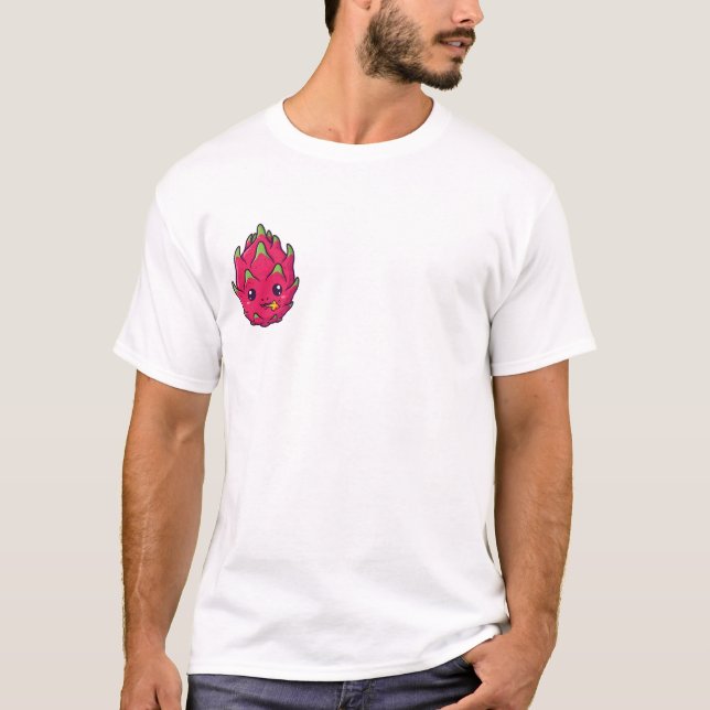 T-shirt Fiery Little Dragon Fruit Character (Devant)