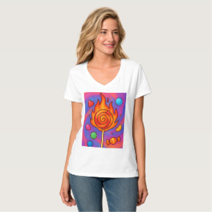 T-shirt Fiery Lollipop