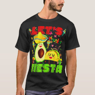 T-shirt Fiesta Avocado Et Tacos Cinco De Mayo Mexican Park
