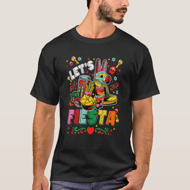 T-shirt Fiesta Cinco De Mayo Camisa Mexicana Hombre (Devant)