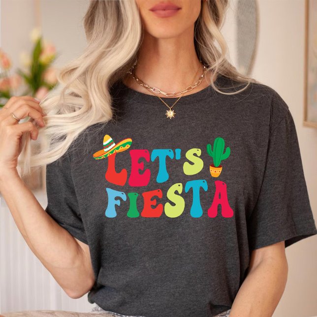 T-shirt Fiesta, Cinco De Mayo | Fête mexicaine (Let's Fiesta, Cinco De Mayo | Mexican Fiesta Party T-Shirt)