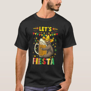 T-shirt Fiesta Sloth Bière Boire Cinco De Drinko