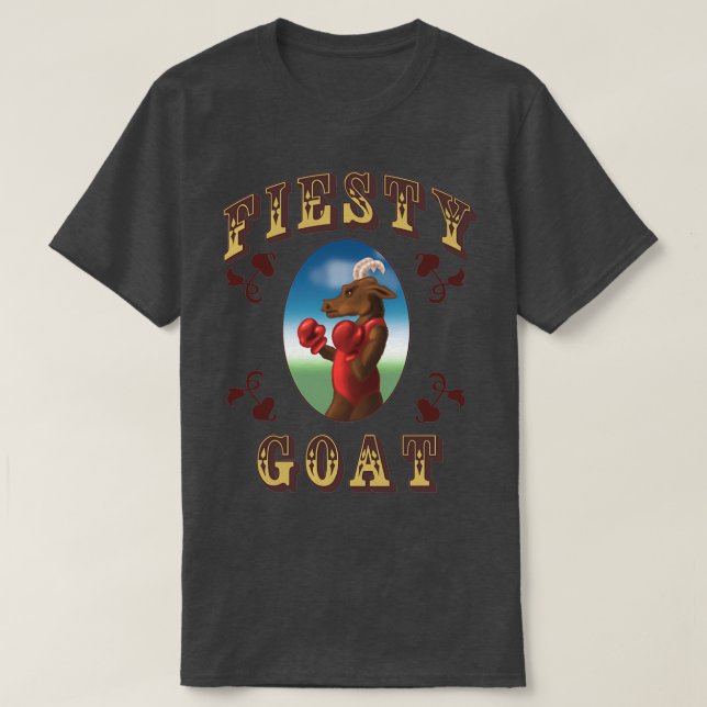 T-shirt Fiesty Goat  (Design devant)