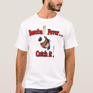 T-shirt Fièvre de base-ball… Attrapez-la !