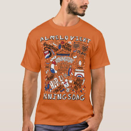 T-shirt Fièvre orange Almelo - Orange