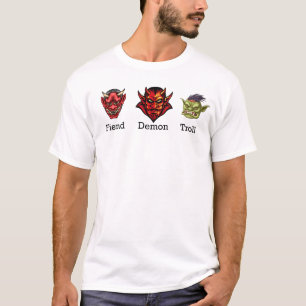 T-shirt Fiez Demon Troll Subtil Anti Trump