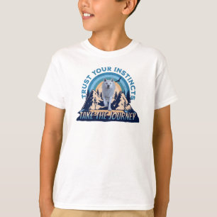 T-shirt Fiez-vous à vos instincts Aventure de loup arctiqu