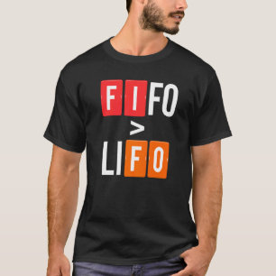 T-shirt Fifo Lifo Mathématiques Comptable Finance Expert-C