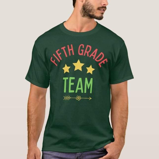 T-shirt Fifth Gradeeam Sports blue funny (Devant)