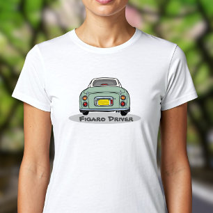 T-shirt Figarations Emerald Green Figaro Nom du pilote