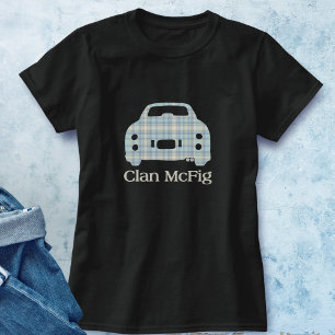 T-shirt Figarations Figaro Tartan Voiture Clan McFig
