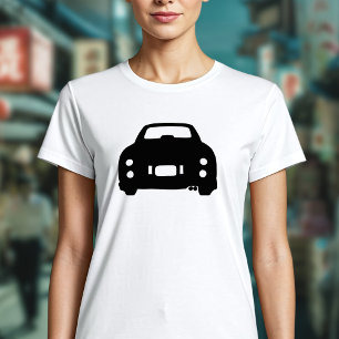 T-shirt Figarations Figaro Voiture Noir Silhouette Graphiq