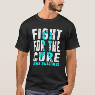 T-shirt Fight For Cure Ligma Awareness Blue Ribbon Loose M