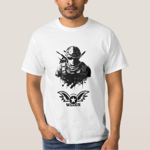 T-Shirt Fighter Logo pour Hommes Style Gym & For