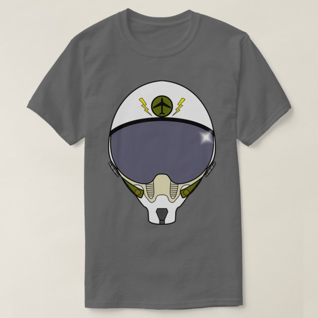 T-shirt Fighter Pilot Helmet  (Design devant)