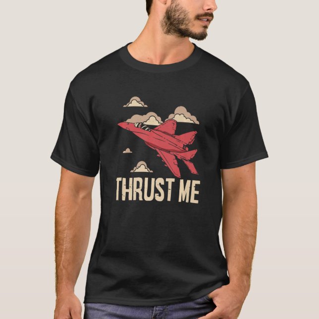 T-shirt Fighust Me Aviateur Aviateur Aviateur Aviateur Avi (Devant)