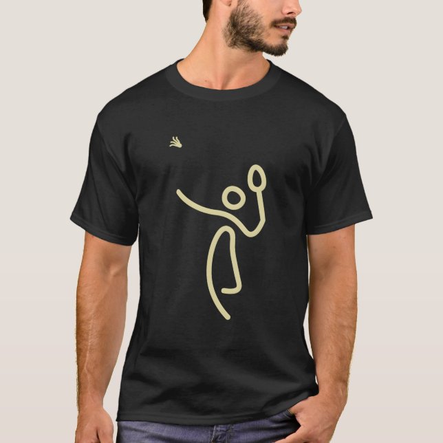 T-shirt Figure Badminton Badminton (Devant)