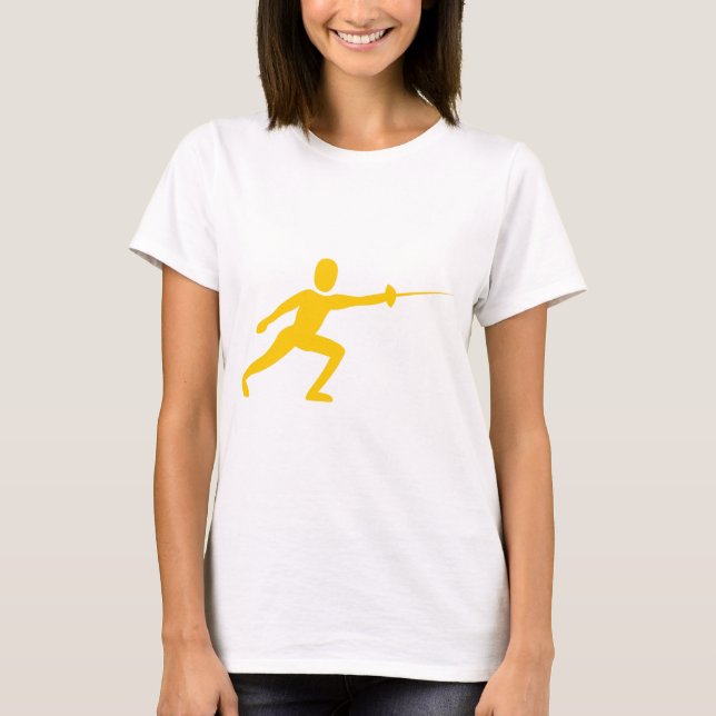 T-shirt Figure de clôture en ambre (Devant)