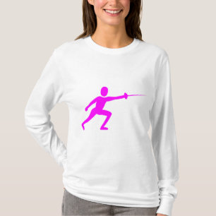 T-shirt Figure de clôture - Magenta