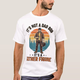 T-shirt Figure de père drôle Design de chemise humoristiqu