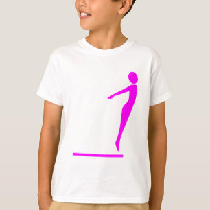 T-shirt Figure de plongée - Magenta