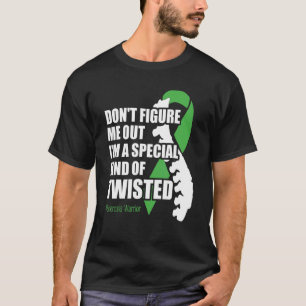 T-shirt Figure de sensibilisation à la Scoliose Guerrier S