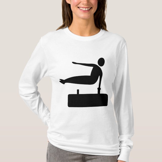 T-shirt Figure de stockage en chambre forte - noir (Devant)