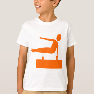 T-shirt Figure de stockage en chambre forte - orange