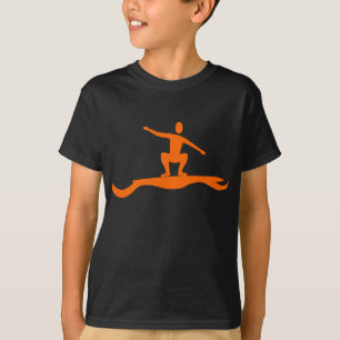 T-shirt Figure de surf - Orange