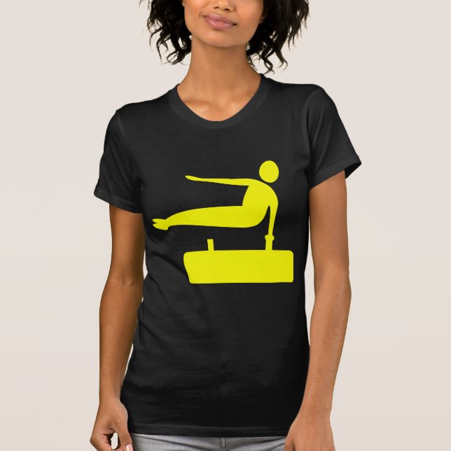 T-shirt Figure de voûte - jaune (Devant)