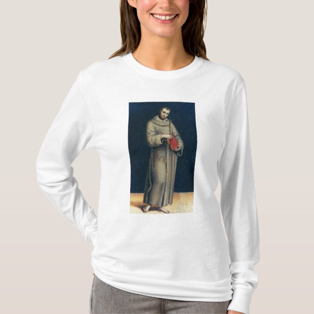 T-shirt Figure d'un moine franciscain (Devant)