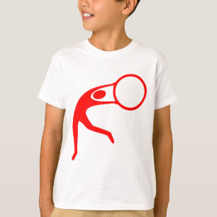 T-shirt Figure rythmique gymnastique - Rouge