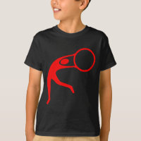 Figure rythmique gymnastique - Rouge