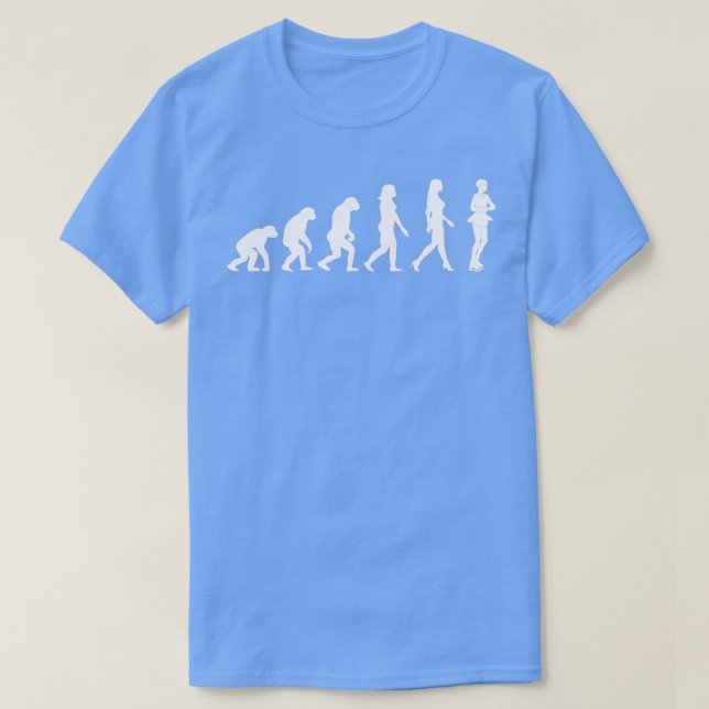 T-shirt Figure skating figure skating women evolution (Design devant)