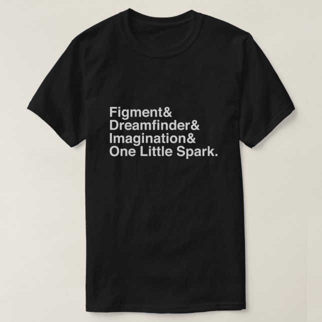 T-shirt Figurine & Dreamfinder & Imagination & One Little  (Design devant)
