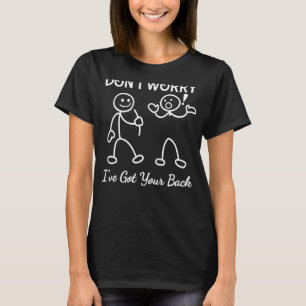 T-shirt Figurines de bâton Retour Graphique Sarcastique 2