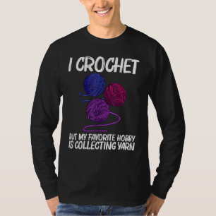 T-shirt Fil cool Pour Hommes Femmes Crocheter Knit Tricot