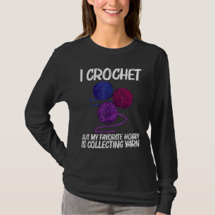 T-shirt Fil cool Pour Hommes Femmes Crocheter Knit Tricot