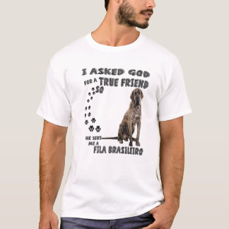 T-shirt Fila Brasileiro Citation Maman Papa Imprimer, Mas 