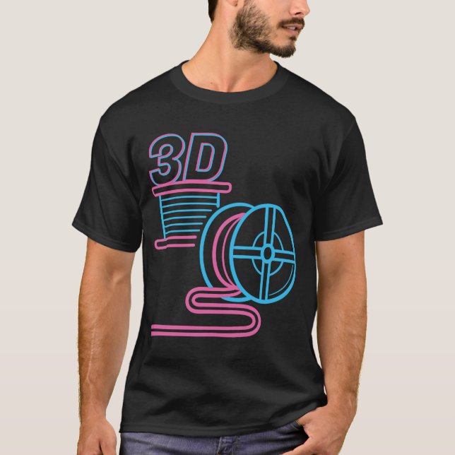 T-shirt Filament 3D PLA I 3D Print Pla Filament Fdm 3d Pri (Devant)