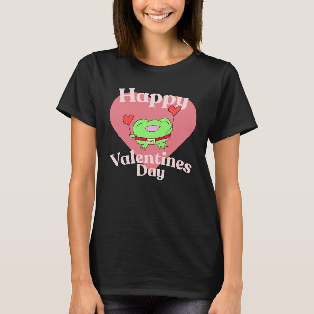 T-shirt Filbert sending you good wishes on valentine  (Devant)